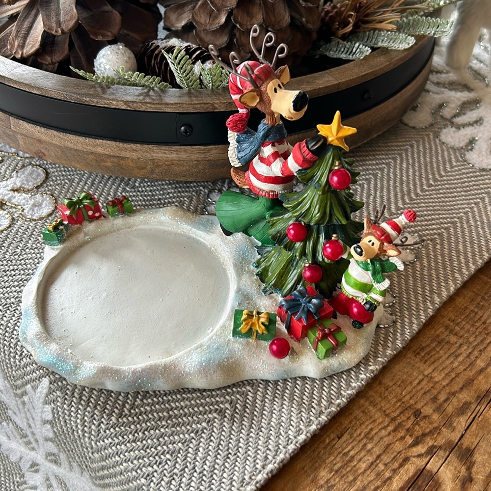 Yankee Candle Reindeer Candle Holder